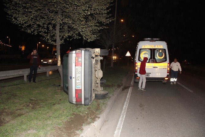 Samsun’da Trafik Kazası: 3 Yaralı