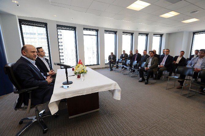 Bakan Işık, Abd’de Türk İşadamları Ve Müslüman Toplum Temsilcileriyle Görüştü