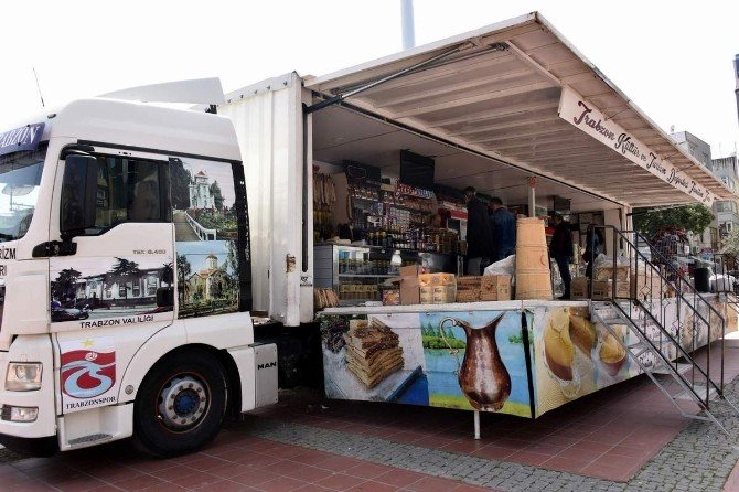 Trabzon Kültür Ve Turizm Değerleri Tanıtım Tırı Aliağa’da