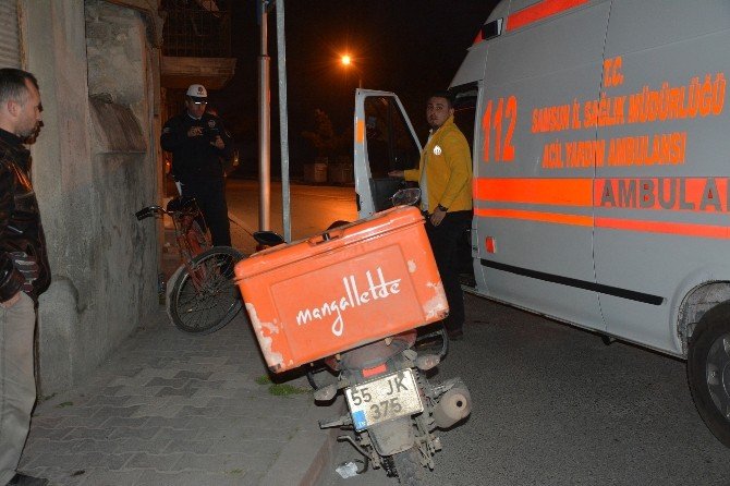Motosikletle Bisiklet Çarpıştı: 1 Yaralı