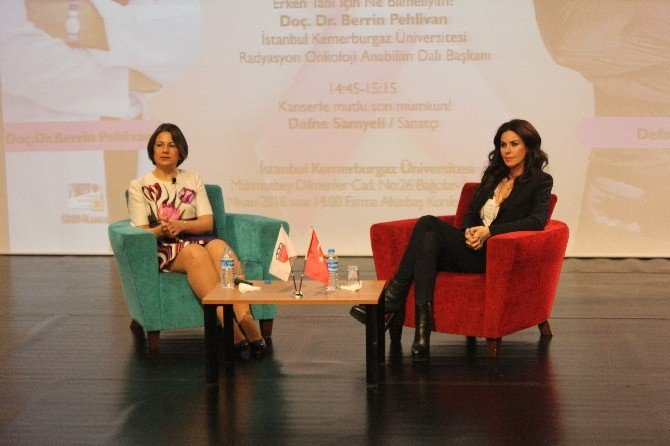 Defne Samyeli, Üniversiteli Öğrencilerle Kansere ‘’Dur’’ Dedi
