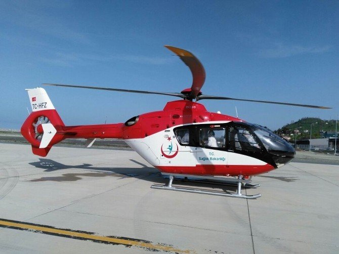 Ambulans Helikopterler 8 Aylık Bebek İçin Seferber Oldu