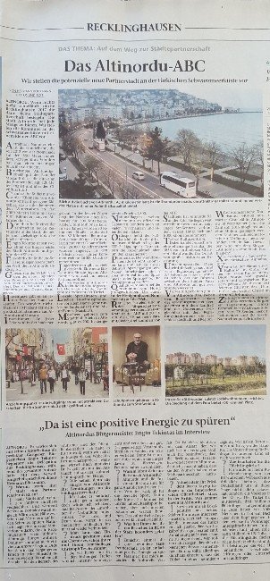 Altınordu, Alman Basınında