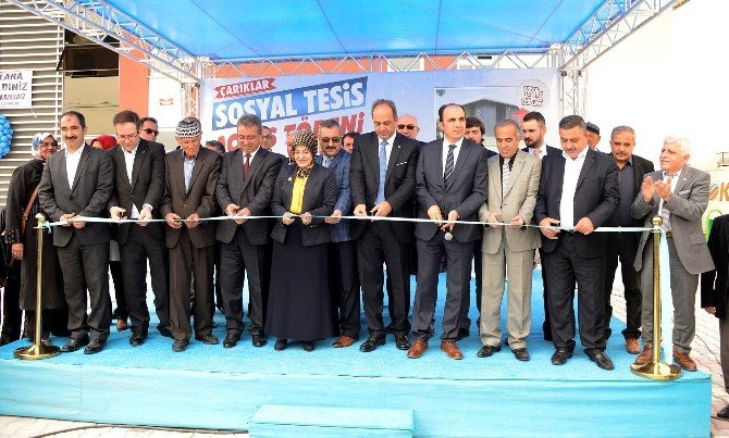 Meram’da Çarıklar Sosyal Tesisi Açıldı