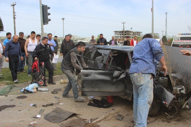 Çarşamba’da Trafik Kazası: 3 Yaralı