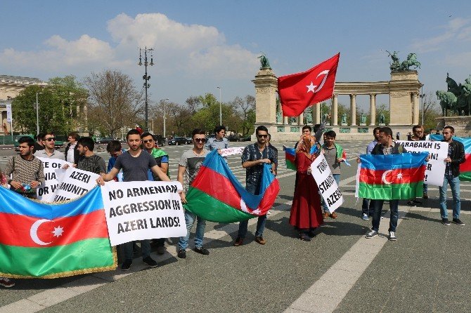 Ermenistan Budapeşte’de Protesto Edildi