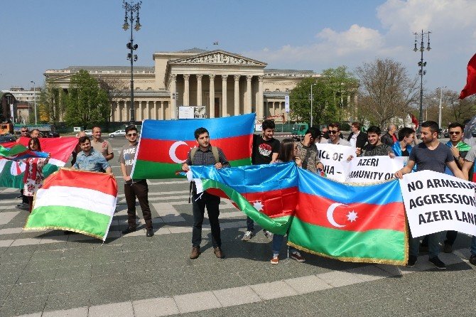 Ermenistan Budapeşte’de Protesto Edildi