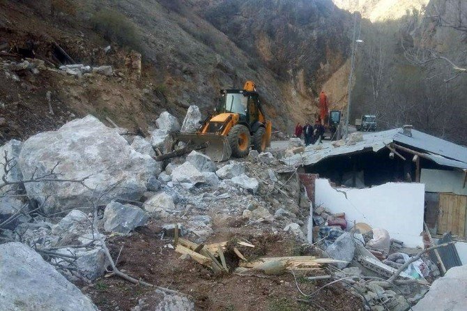 Gümüşhane’de Heyelan