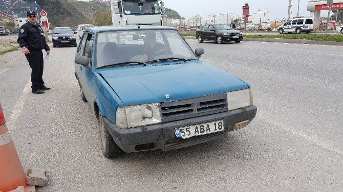 Otomobil Motosiklete Çarptı: 1 Yaralı