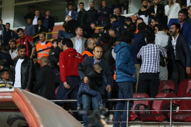 Gaziantepspor Maçı Sonunda Arbede