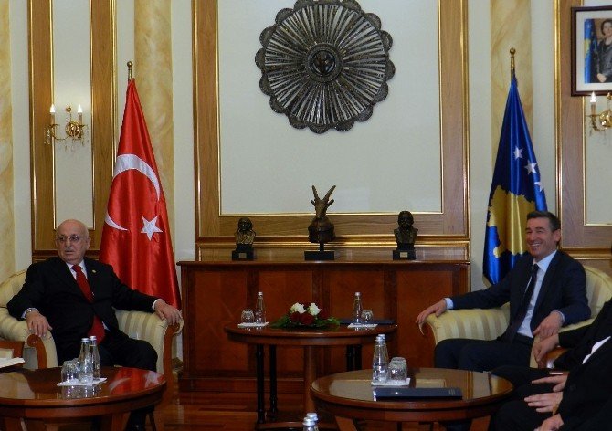 Tbmm Başkanı Kahraman, Kosovalı Mevkidaşı Veseli’yle Görüştü