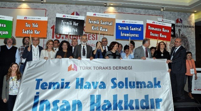 Türk Toraks Kongresinde Farkındalık Mitingi