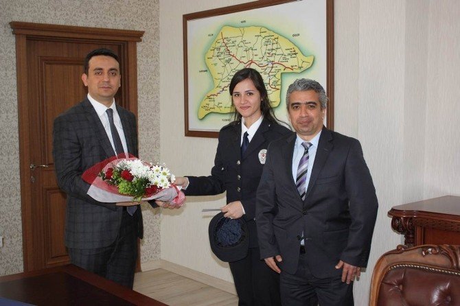 Kaymakam Musa Üçgül’e “Polis Haftası” Ziyareti