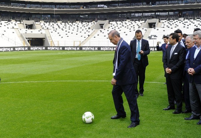 Vodafone Arena’da İlk Santra Cumhurbaşkanı Erdoğan’dan