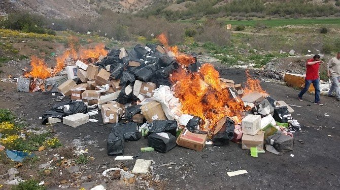 Osmancık’ta 200 Bin Paket Kaçak Sigara Tütünü İmha Edildi