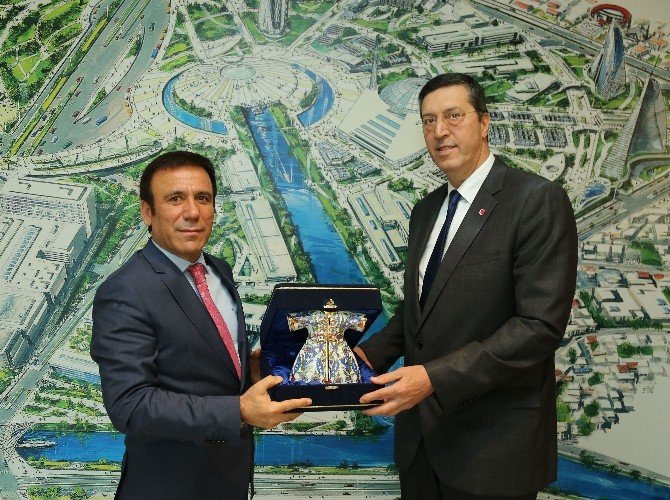 Başkan Genç’e Sporcu Misafir