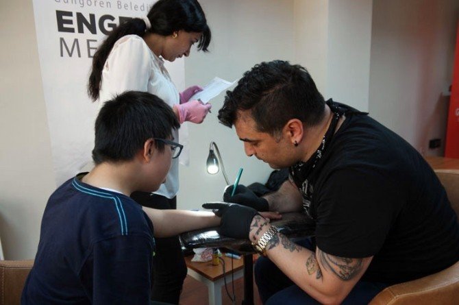 Engelliler Merkezi Üyelerine Sevgi İzi