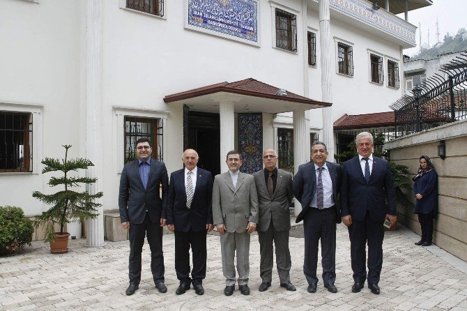 Hopa Heyeti’nden İran Konsolosluğu’na Hem Ziyaret Hem Ticaret