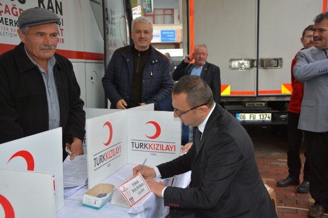 Alaçam’da Kan Bağışına Yoğun İlgi