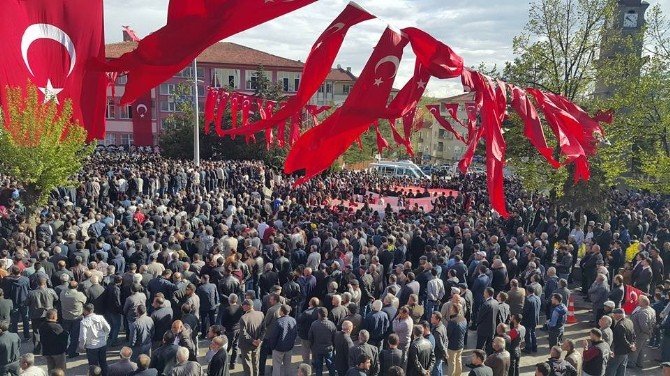 Çorum Şehidini Uğurladı