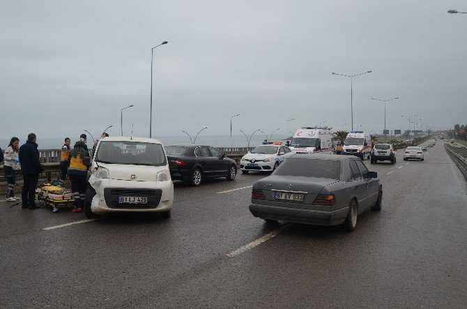 Trabzon’da Yağışlı Hava Zincirleme Trafik Kazalarına Neden Oldu