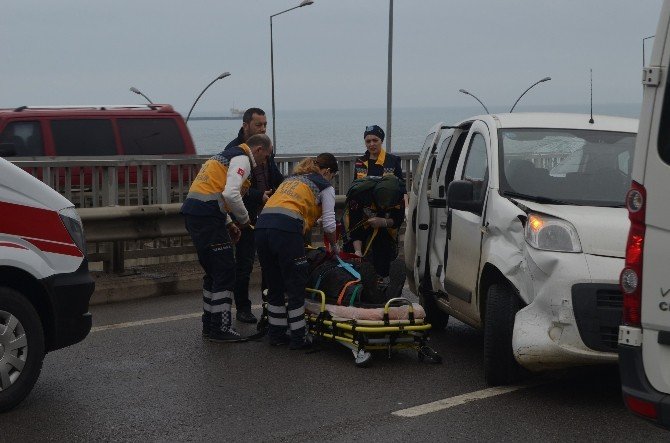 Trabzon’da Yağışlı Hava Zincirleme Trafik Kazalarına Neden Oldu