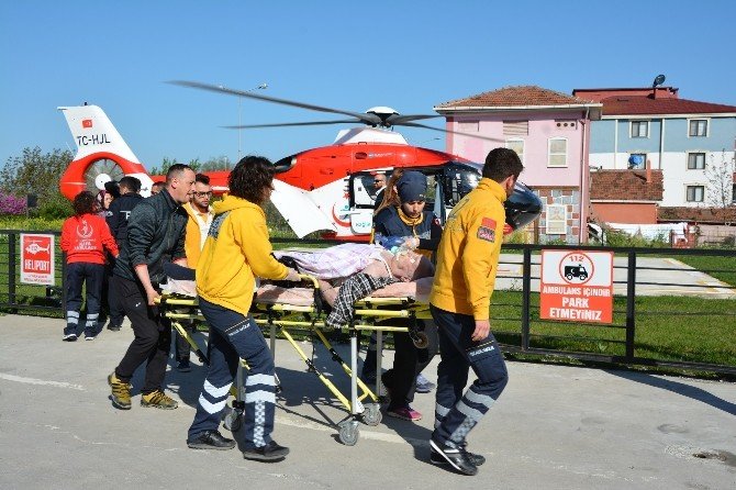 84 Yaşındaki Hasta İçin Havalandı