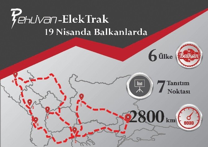 ‘Pehlivan’ Balkan Yollarına Düşüyor