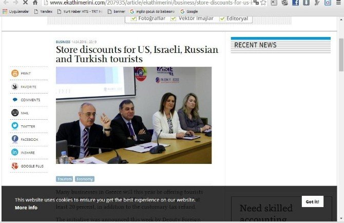 Yunanistan’da Türk Turistlere Tax Free İndirimi