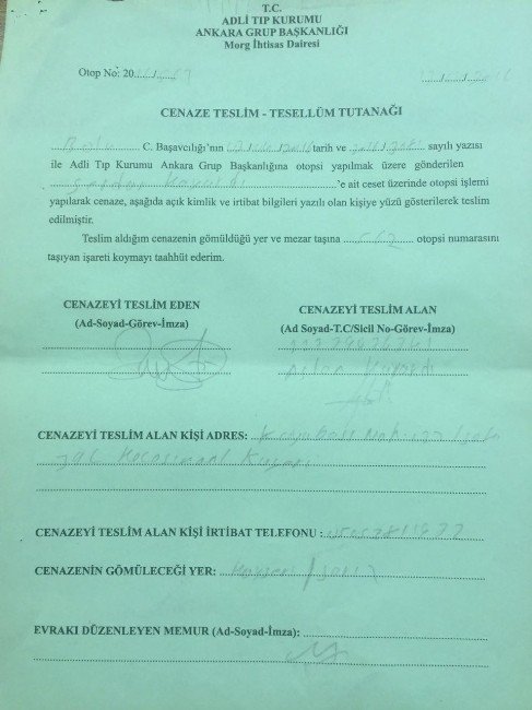 Çankaya Belediyesi’nden “Terörist Cenazesi” Açıklaması