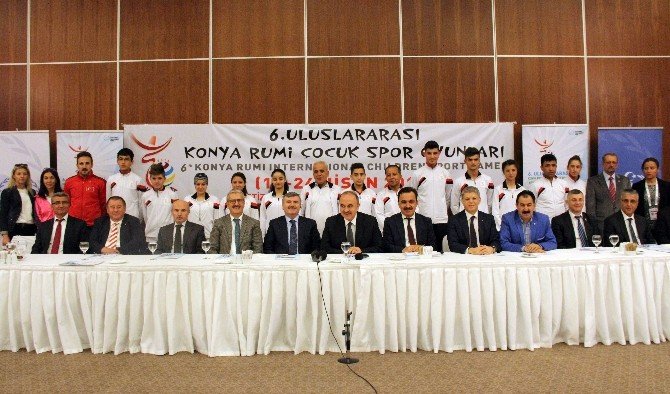 6. Uluslararası Konya Rumi Çocuk Spor Oyunları Başlıyor