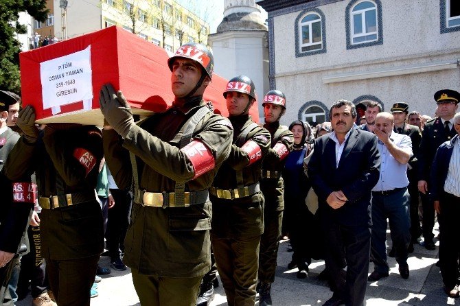 Terhis Olacağı Gün İntihar Eden Giresunlu Asteğmene Son Görev