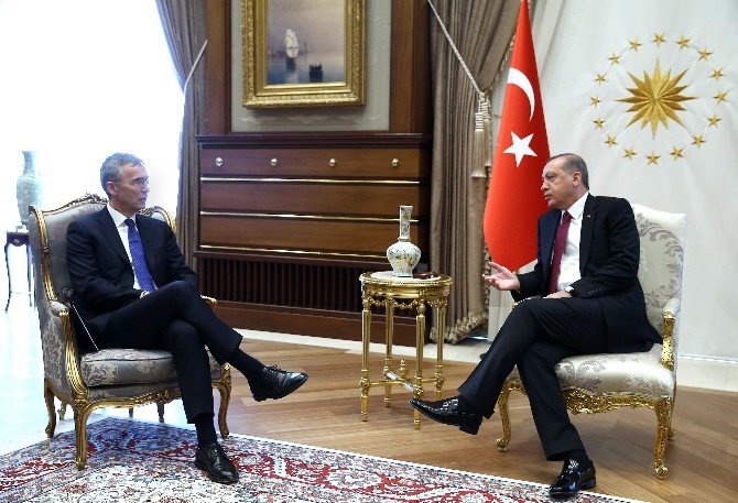 Erdoğan, Nato Genel Sekreterini Kabul Etti