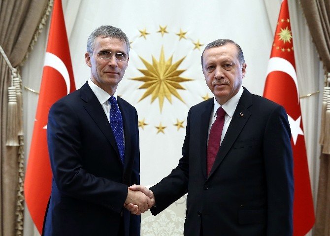 Erdoğan, Nato Genel Sekreterini Kabul Etti