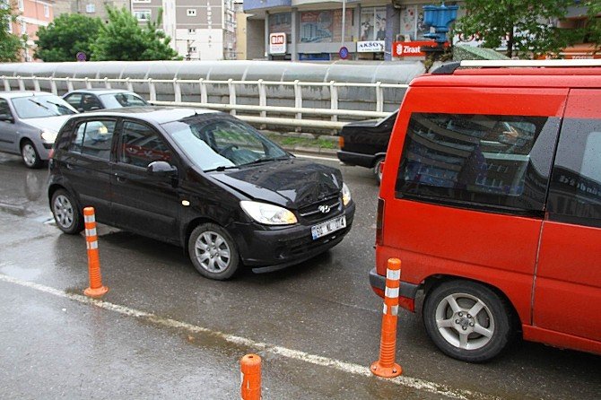 Samsun’da Trafik Kazası: 1 Yaralı