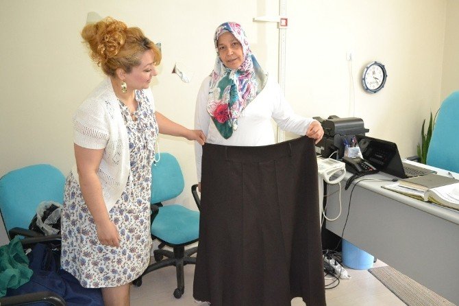 Düzenli Kilo Veren Bayanlara Teşekkür Belgesi