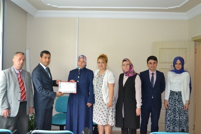 Düzenli Kilo Veren Bayanlara Teşekkür Belgesi