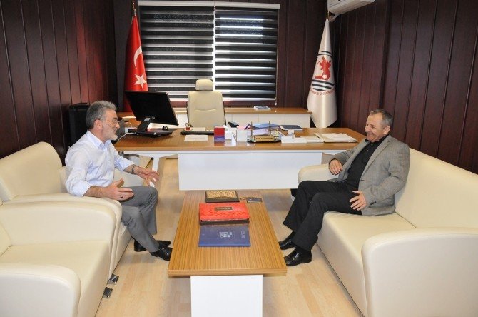 Tuğgeneral Mustafa Doğru Omü’yü Ziyaret Etti