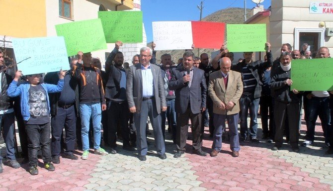 Bayburt’ta Sanayi Esnafı Kepenk Kapattı