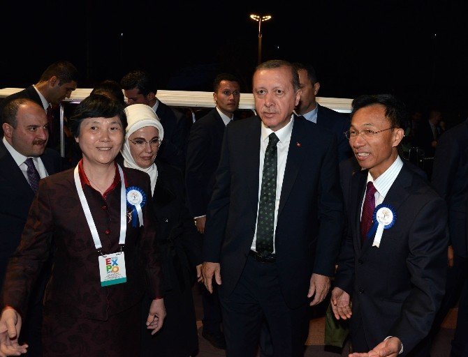 Cumhurbaşkanı Erdoğan, Expo 2016’da Türk Bahçesini Gezdi