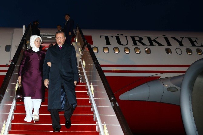Cumhurbaşkanı Erdoğan Azerbaycan’da
