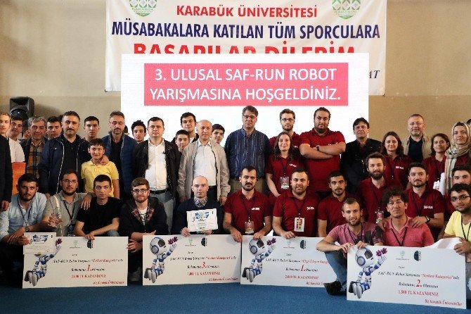 Kbü’de ’Üçüncü Ulusal Saf-run Robot Yarışması’