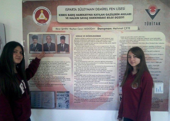 Kıbrıs Barış Harekatıyla İlgili Bilinmeyenler Tübitak Proje Yarışmasında Finale Kaldı