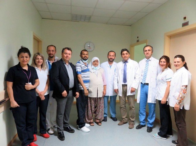 Çalıştığı Hastanede Şifa Buldu