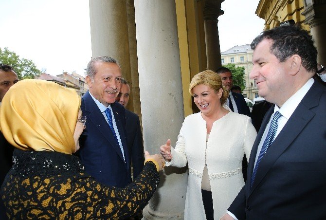Erdoğan, Hırvatistan’da İslamiyet’in Resmi Din Kabul Edilmesinin Yıl Dönümü Törenine Katıldı