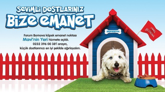 Forum Bornova Mavi’nin Yeri’nde Minik Dostlar Güvende