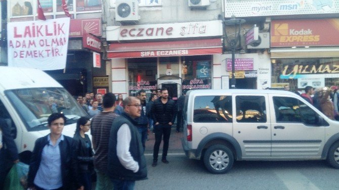 Bartın’da “Afiş” Gerginliği