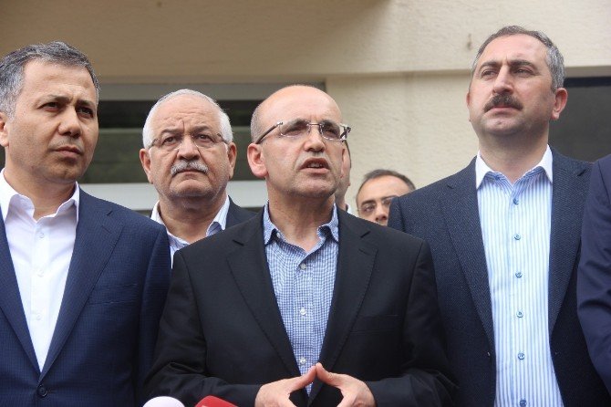 Başbakan Yardımcısı Mehmet Şimşek, Yaralıları Ziyaret Etti