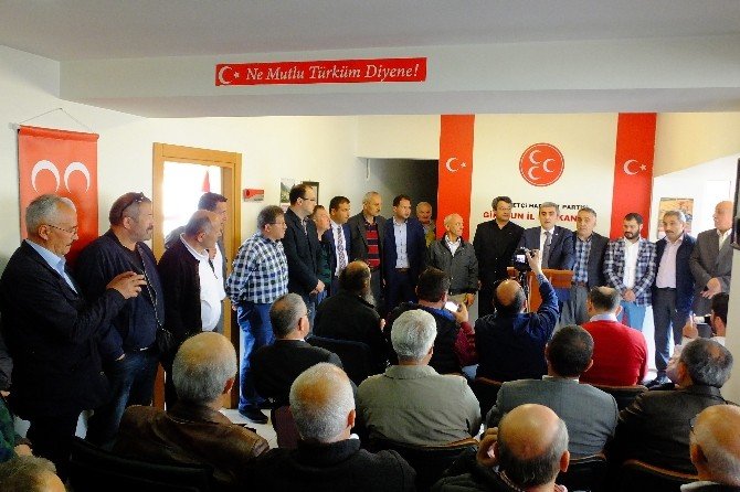 Mhp Giresun’da İl Ve 12 İlçeden Akşener’e Tam Destek