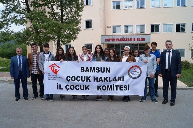 Samsun Çocuk Hakları İl Çocuk Komitesi Omüçem’i Ziyaret Etti